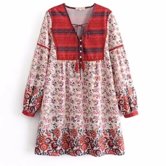 Floral Playdress Mini DRESS Elle Rosewood NEW - Picture 2 of 4